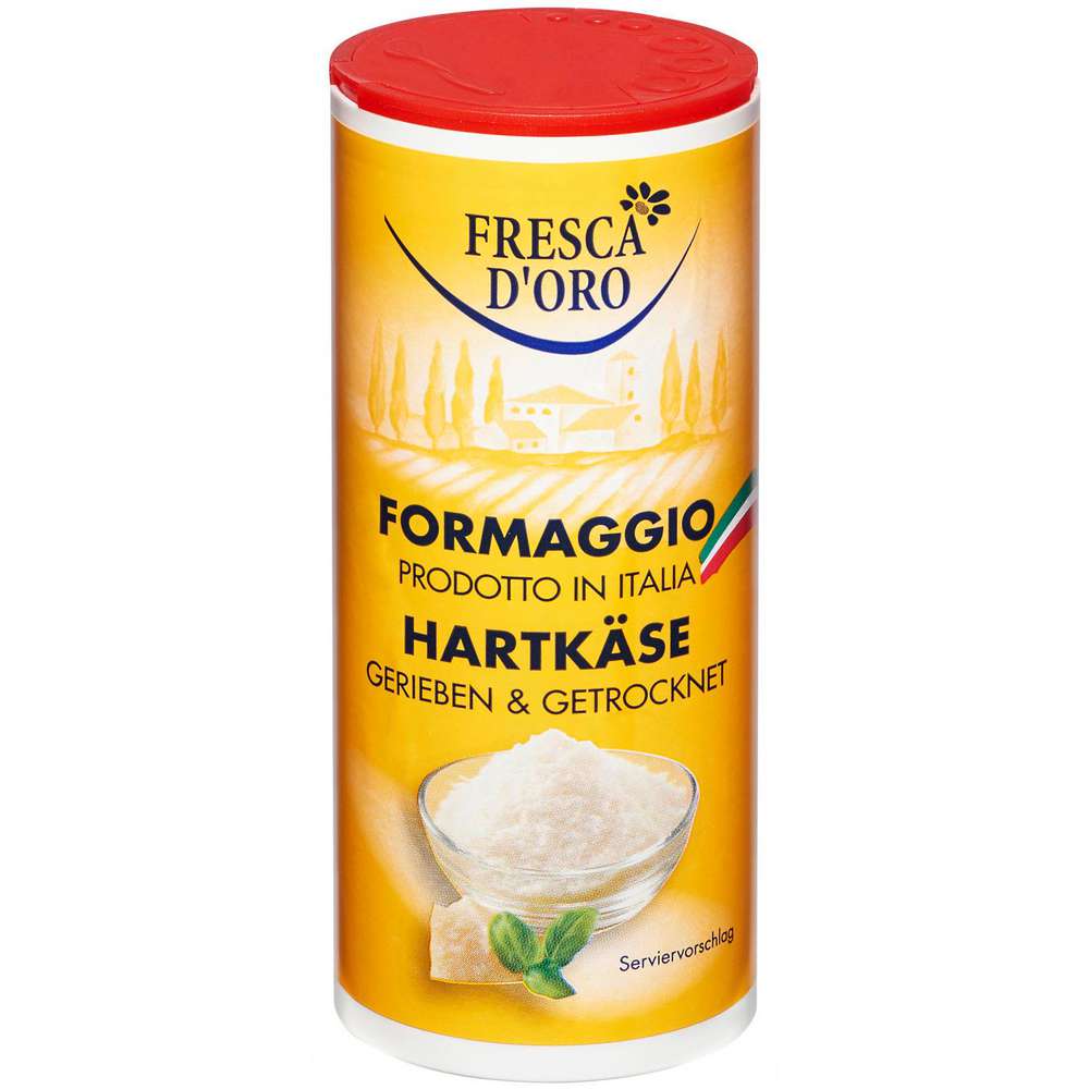 Produktabbildung Fresca d'Oro Hartkäse, gerieben & getrocknet