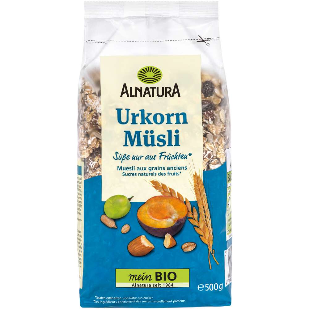 Produktabbildung Alnatura Bio Urkorn Müsli
