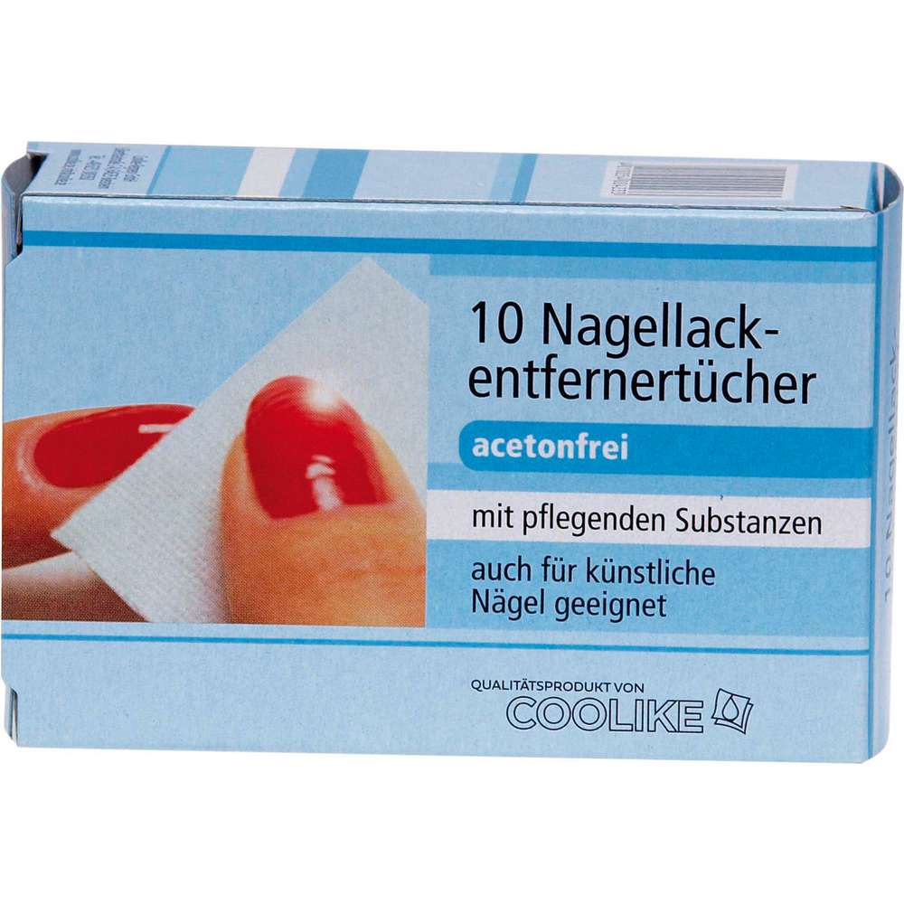 Produktabbildung Coolike Nagellackentferner- Tücher acetonfrei