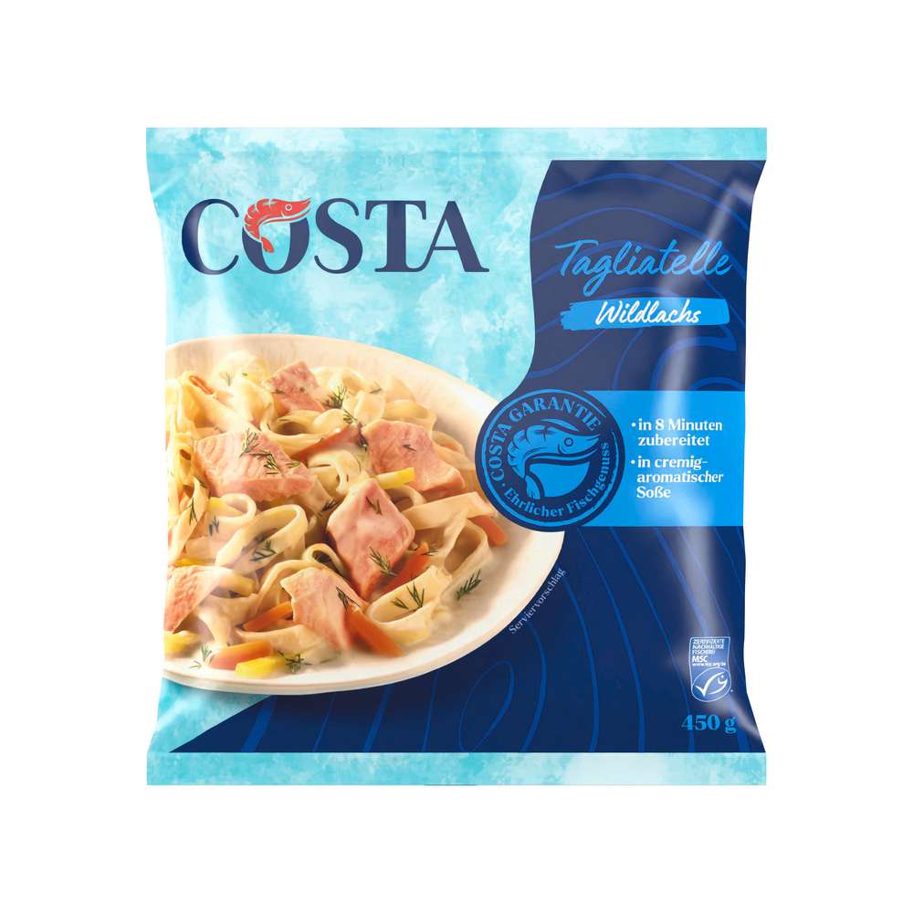 Produktabbildung Costa Tagliatelle Wildlachs, tiefgekühlt