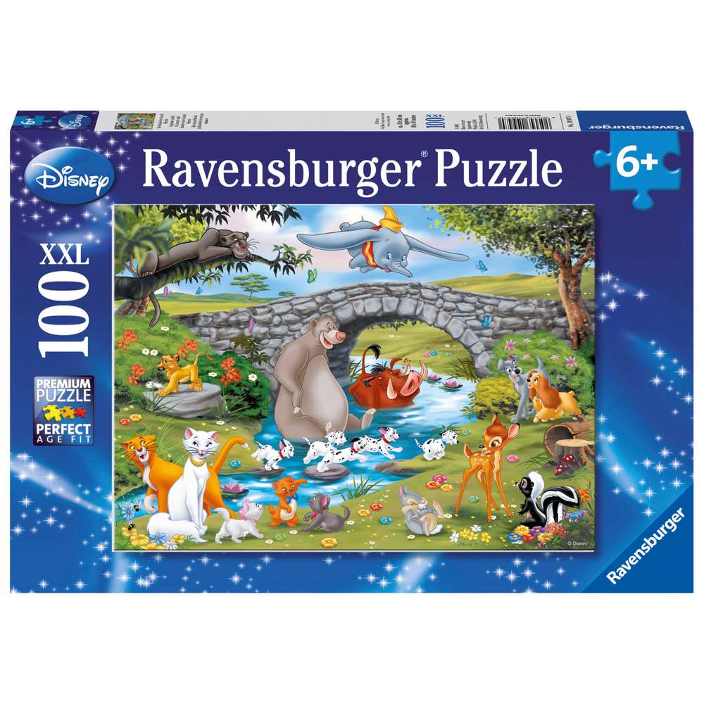 Produktabbildung Ravensburger Puzzle 100 Teile, Familie Animal Friends