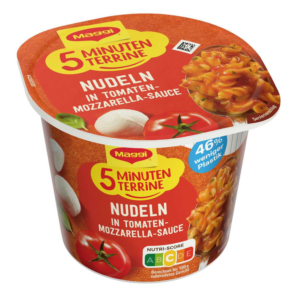 Produktabbildung Maggi 5 Minuten Terrine, Nudeln Tomate Mozzarella