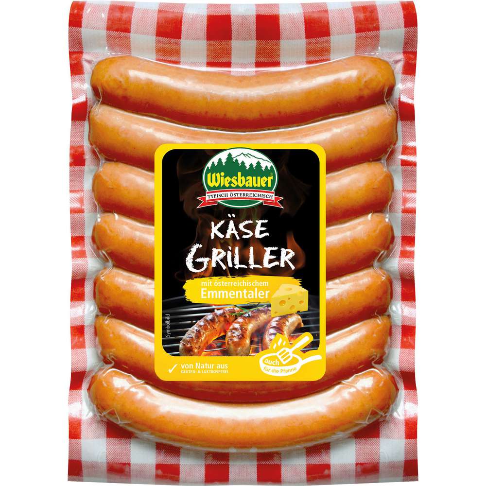 Produktabbildung Wiesbauer Käsegriller, mit Emmentaler
