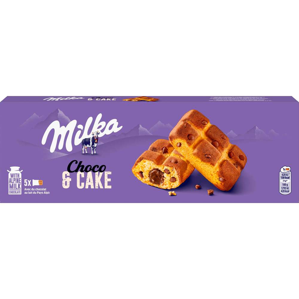 Produktabbildung Milka Schokoladenstückchen, Cake & Choc