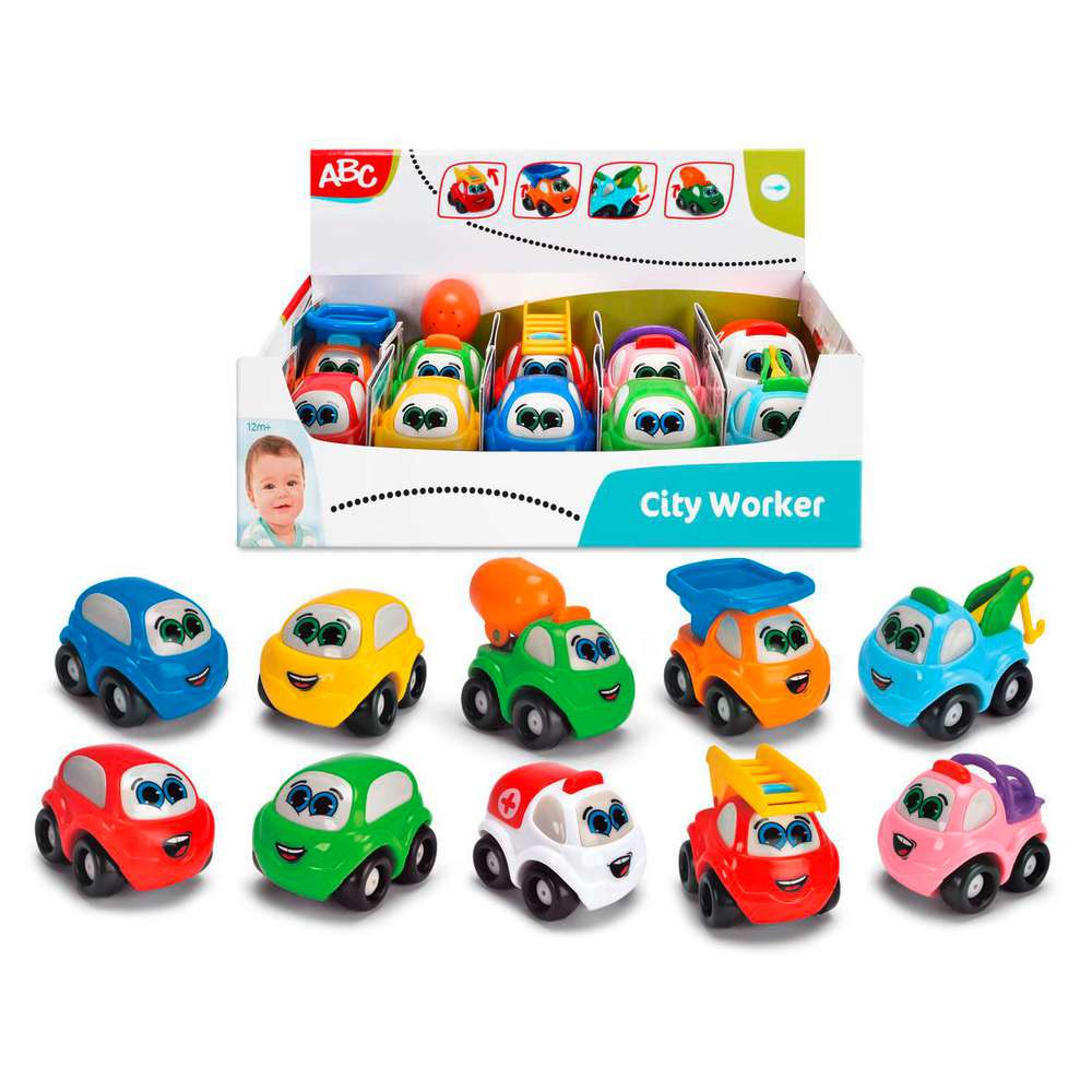 Produktabbildung Dickie Toys ABC City Worker, sortiert, 10 verschiedene Fahrzeuge