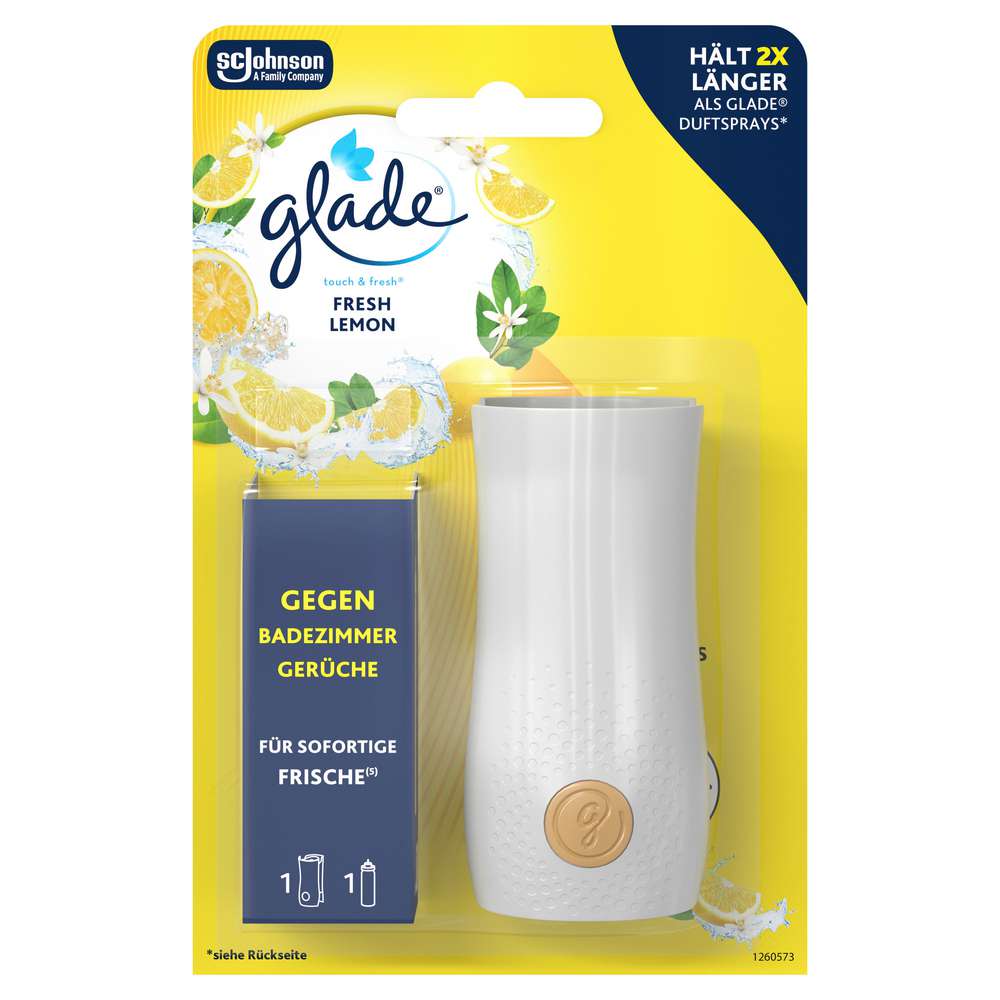 Produktabbildung Glade Lufterfrischer Touch & Fresh Halter, Fresh Lemon
