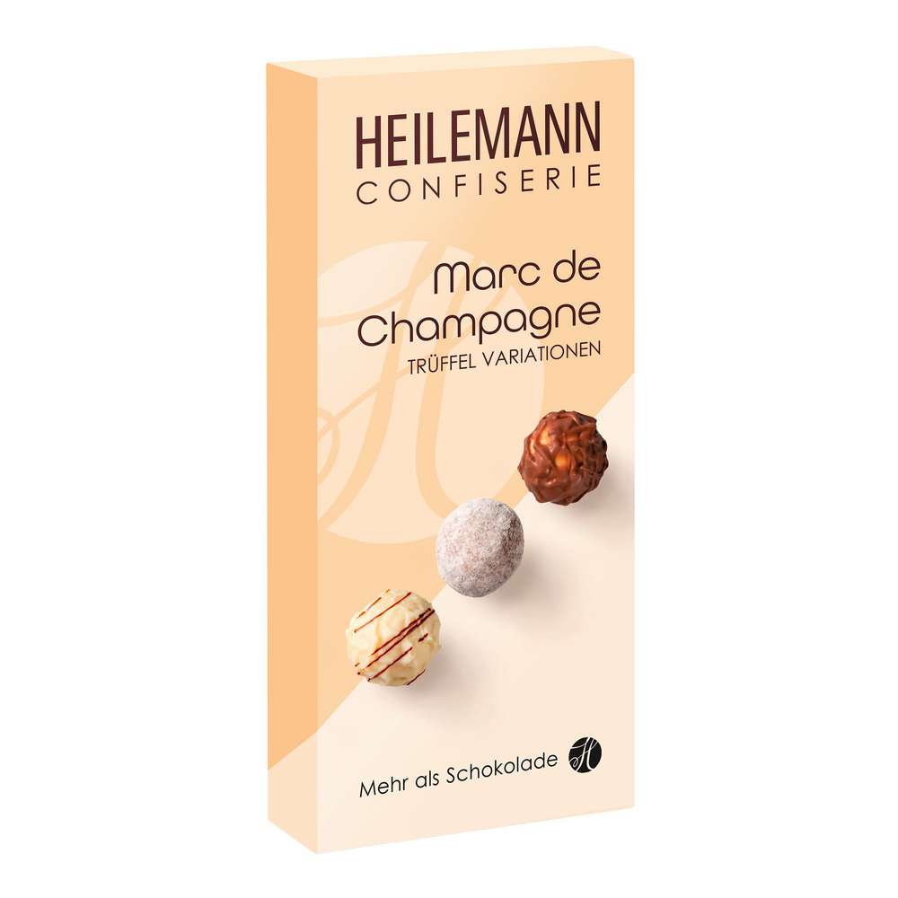 Produktabbildung Heilemann Pralinen Mix Marc de Champagne, Trüffel Variationen