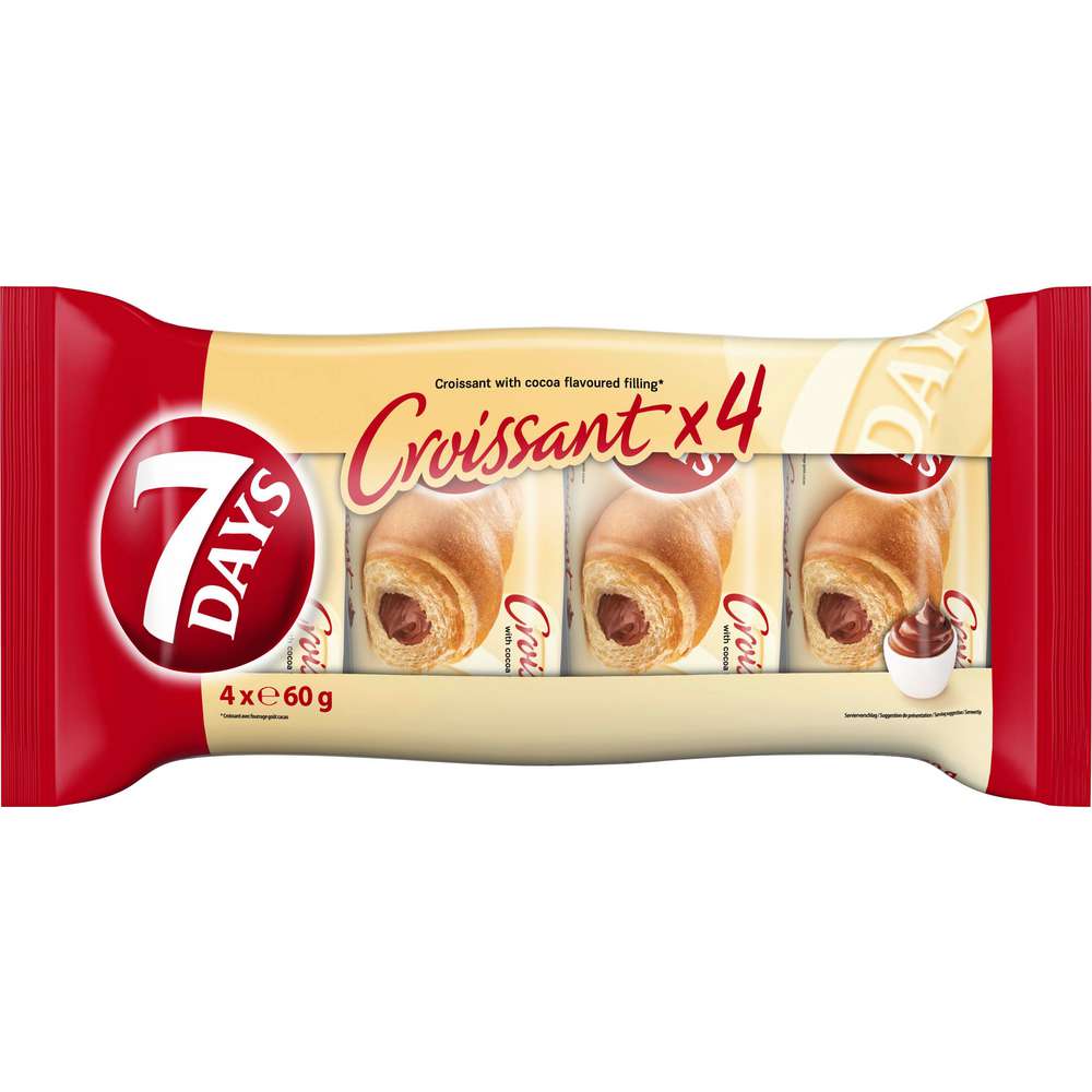 Produktabbildung 7 DAYS Croissants, Cocoa