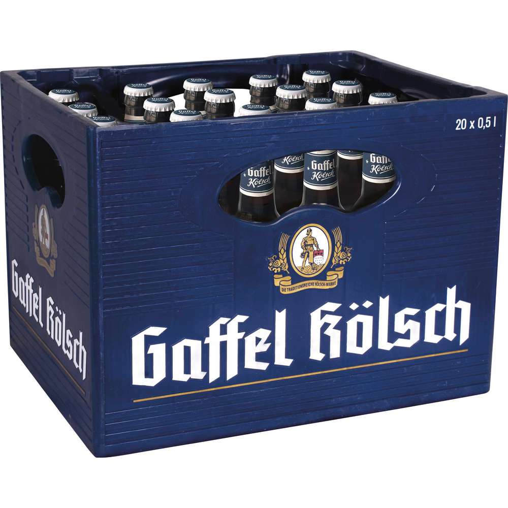 Produktabbildung Gaffel Kölsch Bier 4,8% (20x 0,500 Liter)
