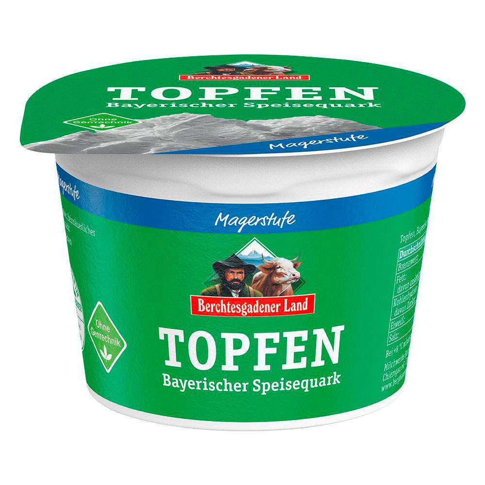 Produktabbildung Berchtesgadener Land Speisequark Bergbauern Topfen, Magerstufe
