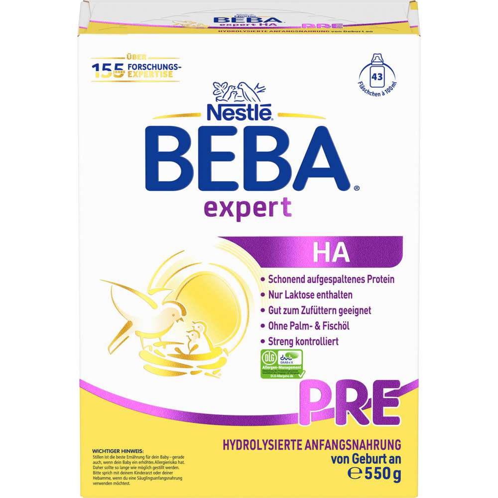Produktabbildung Nestle Beba Expert HA Pre