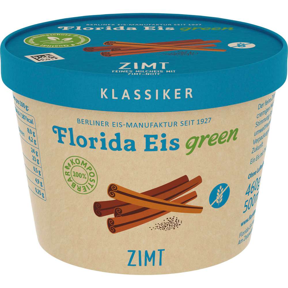 Produktabbildung Florida Eis Milcheis mit Zimtnote