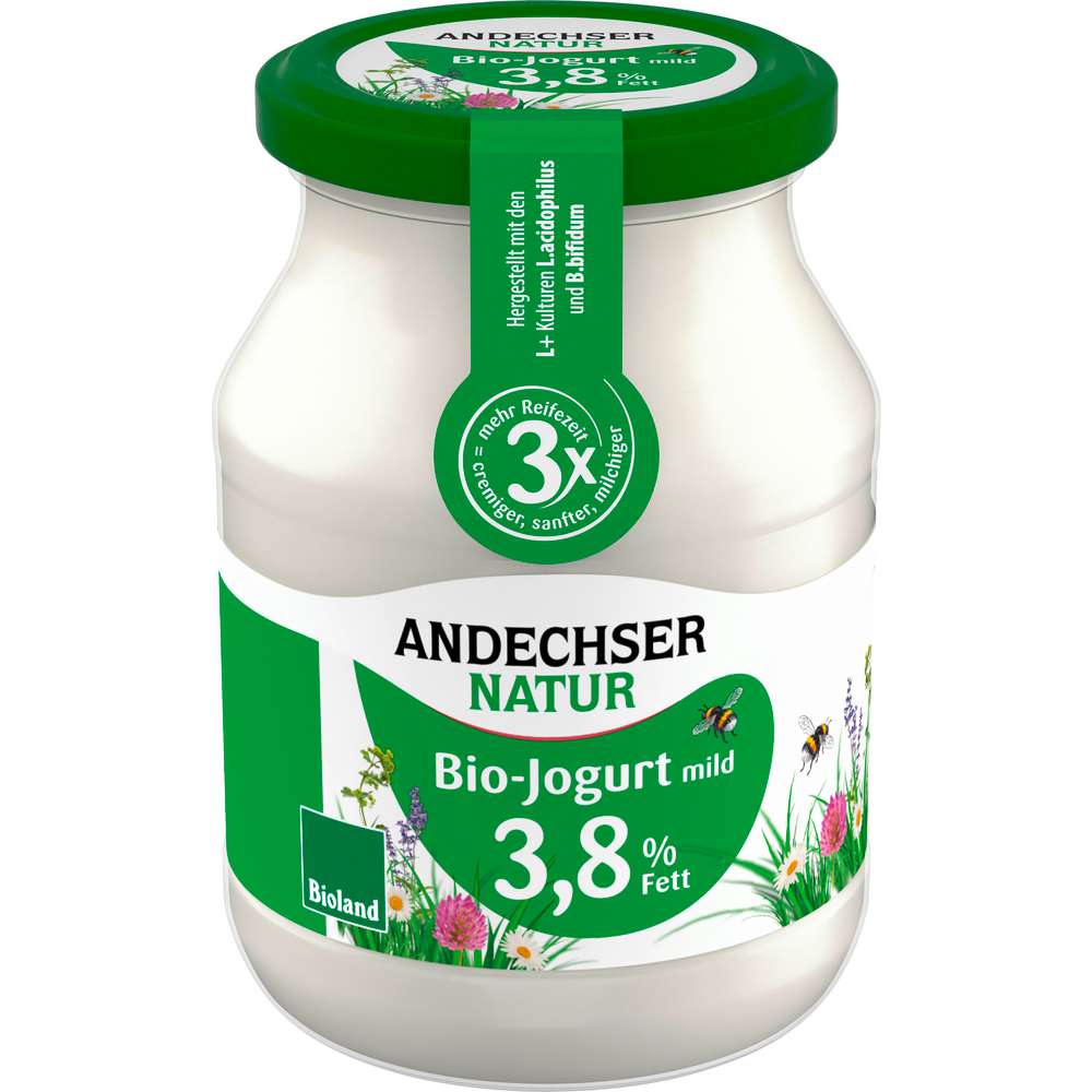 Produktabbildung Andechser Bio Joghurt, Natur mild
