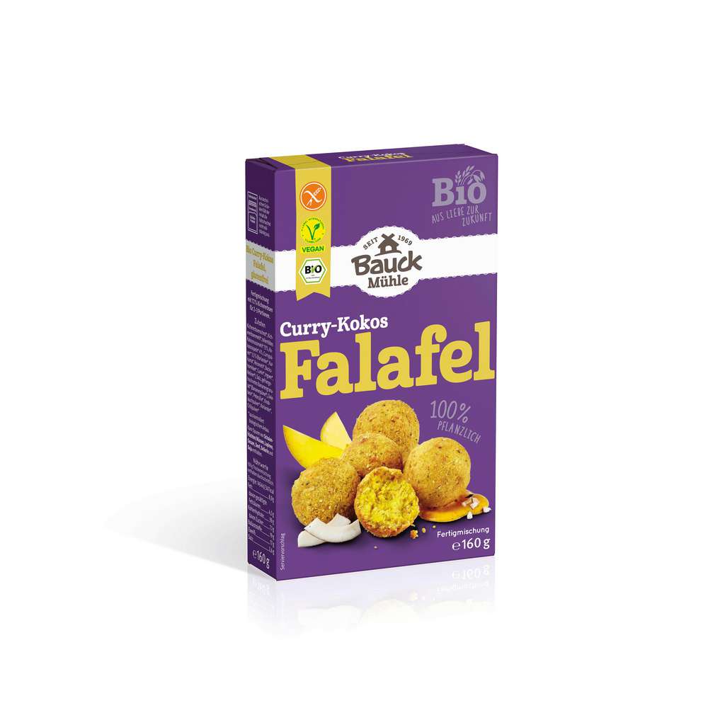 Produktabbildung Bauckhof Bio Falafel, Curry-Kokos