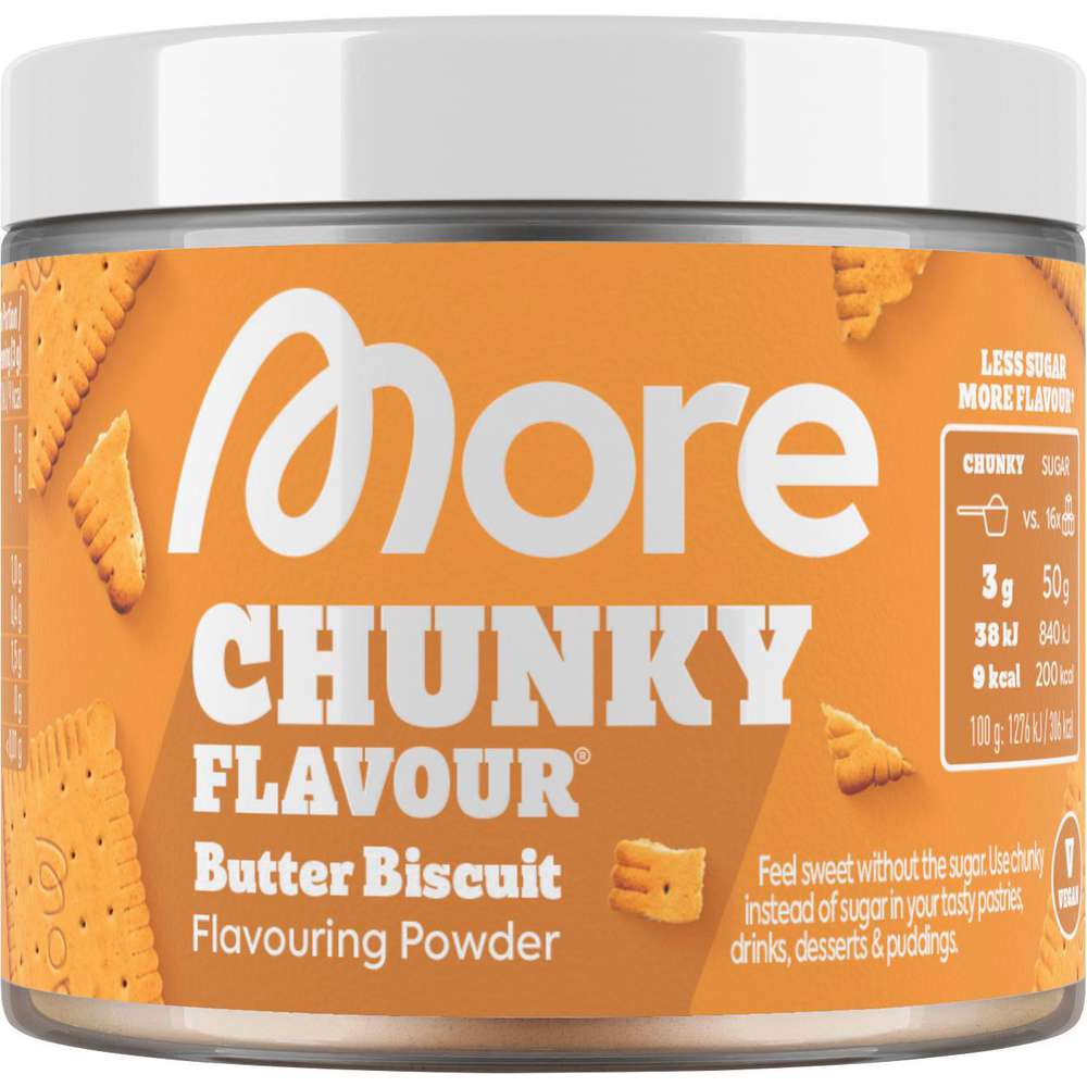 Produktabbildung More Nutrition Chunky Flavour, Butterkeks