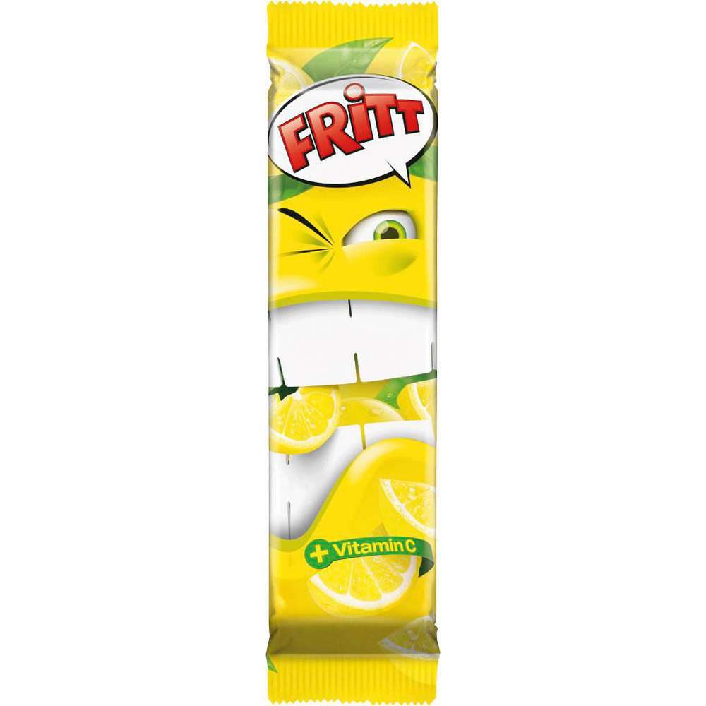 Produktabbildung Fritt Kaubonbon mit Vitamin C, Zitrone