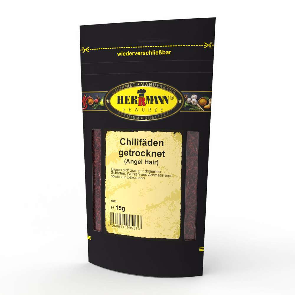 Produktabbildung Herrmann Gewürze Chilifäden getrocknet (Angel Hair)