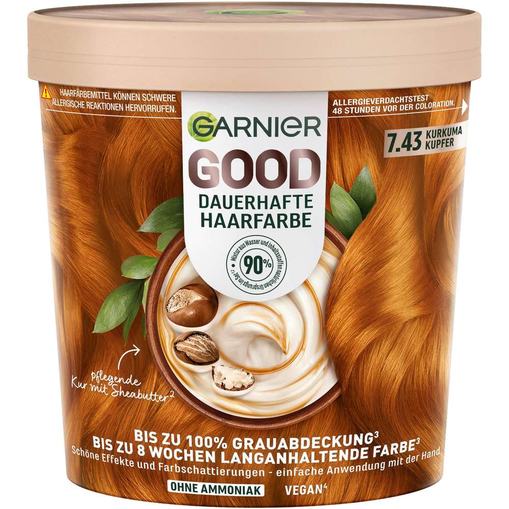 Produktabbildung Garnier Haarfarbe Good 7.43 Kurkuma Kupfer