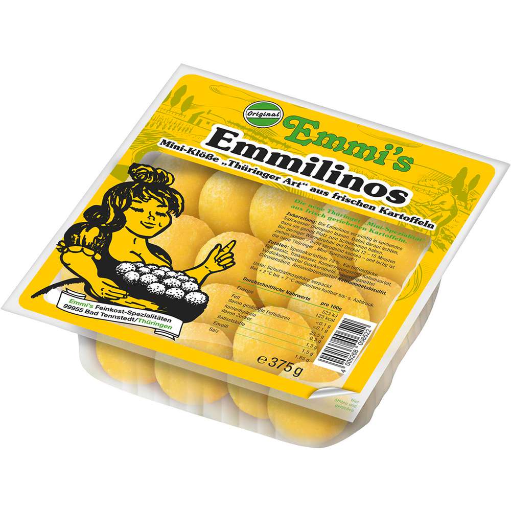 Produktabbildung Emmi's Mini-Klöße Thüringer Art aus frischen Kartoffeln