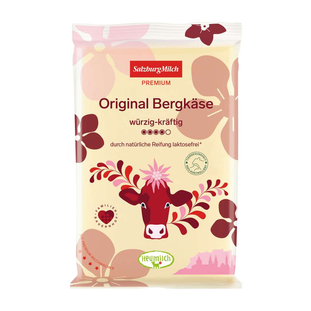 Produktabbildung Salzburgmilch Premium Bergkäse, würzig-kräftig