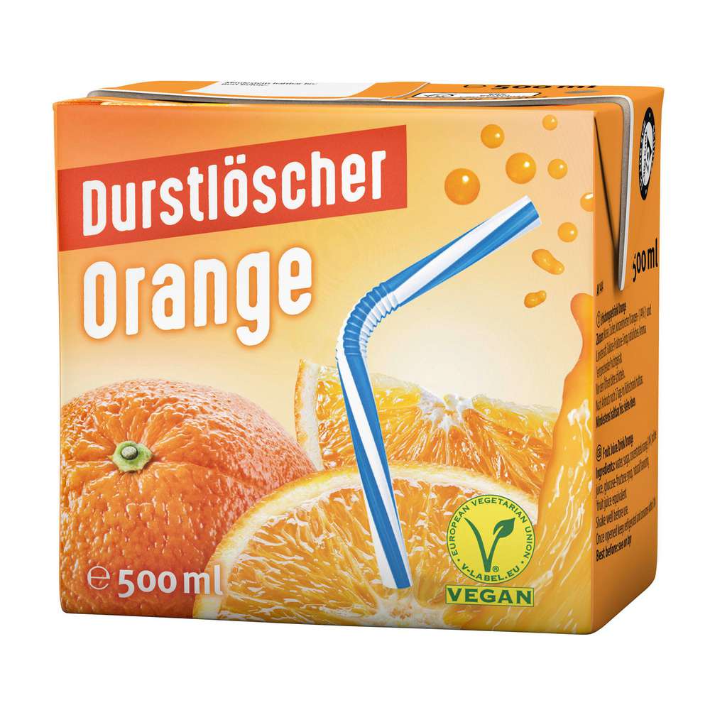 Produktabbildung Durstlöscher Orange Geschmack