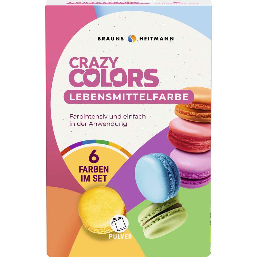 Produktabbildung Heitmann Crazy Colors Lebensmittelfarben