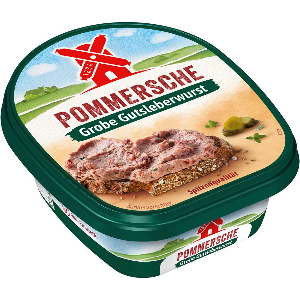 Produktabbildung Rügenwalder Mühle Pommersche Gutsleberwurst, grob