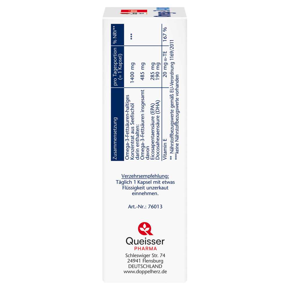 Produktabbildung Doppelherz Omega-3 Kapseln