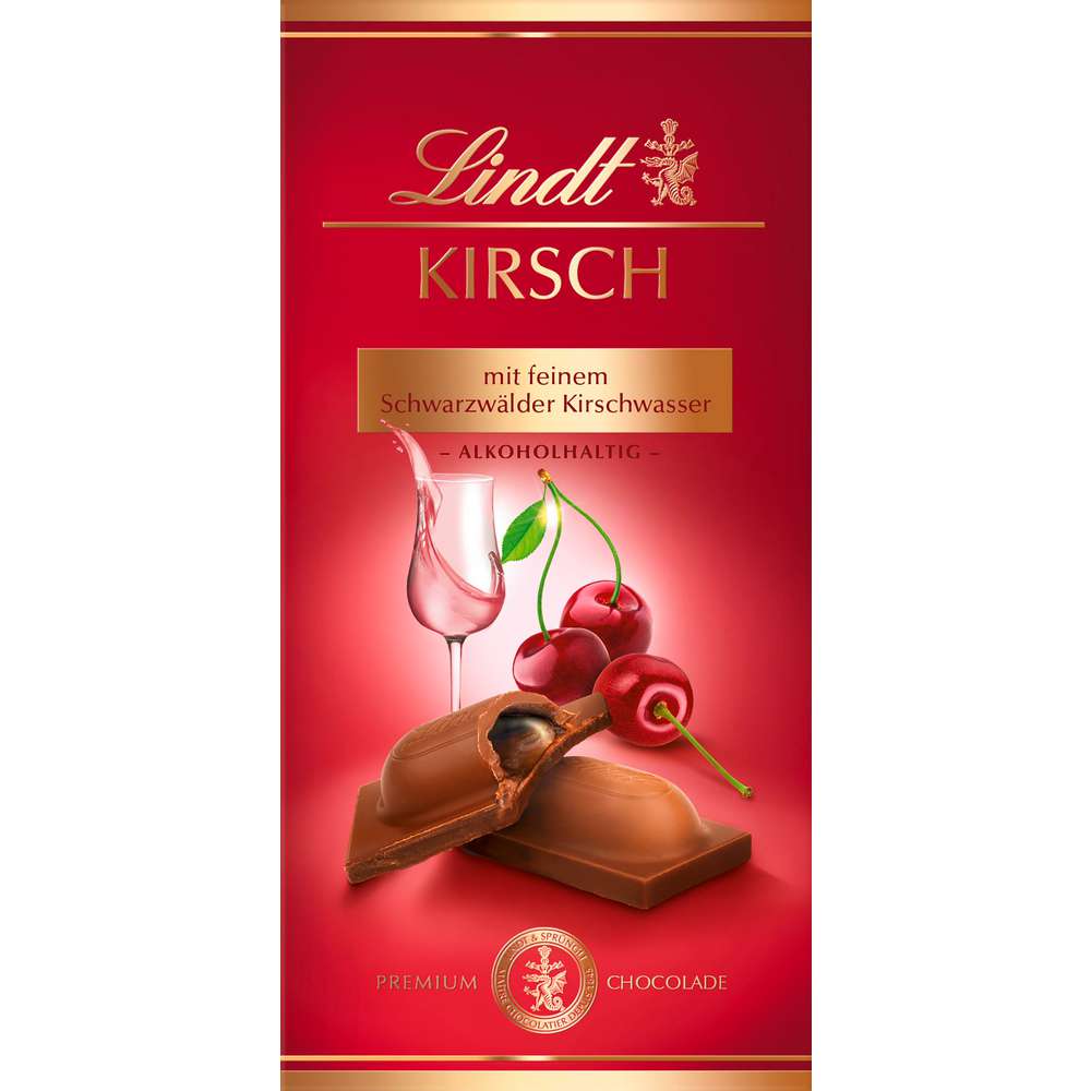 Produktabbildung Lindt Tafelschokolade, Kirsch