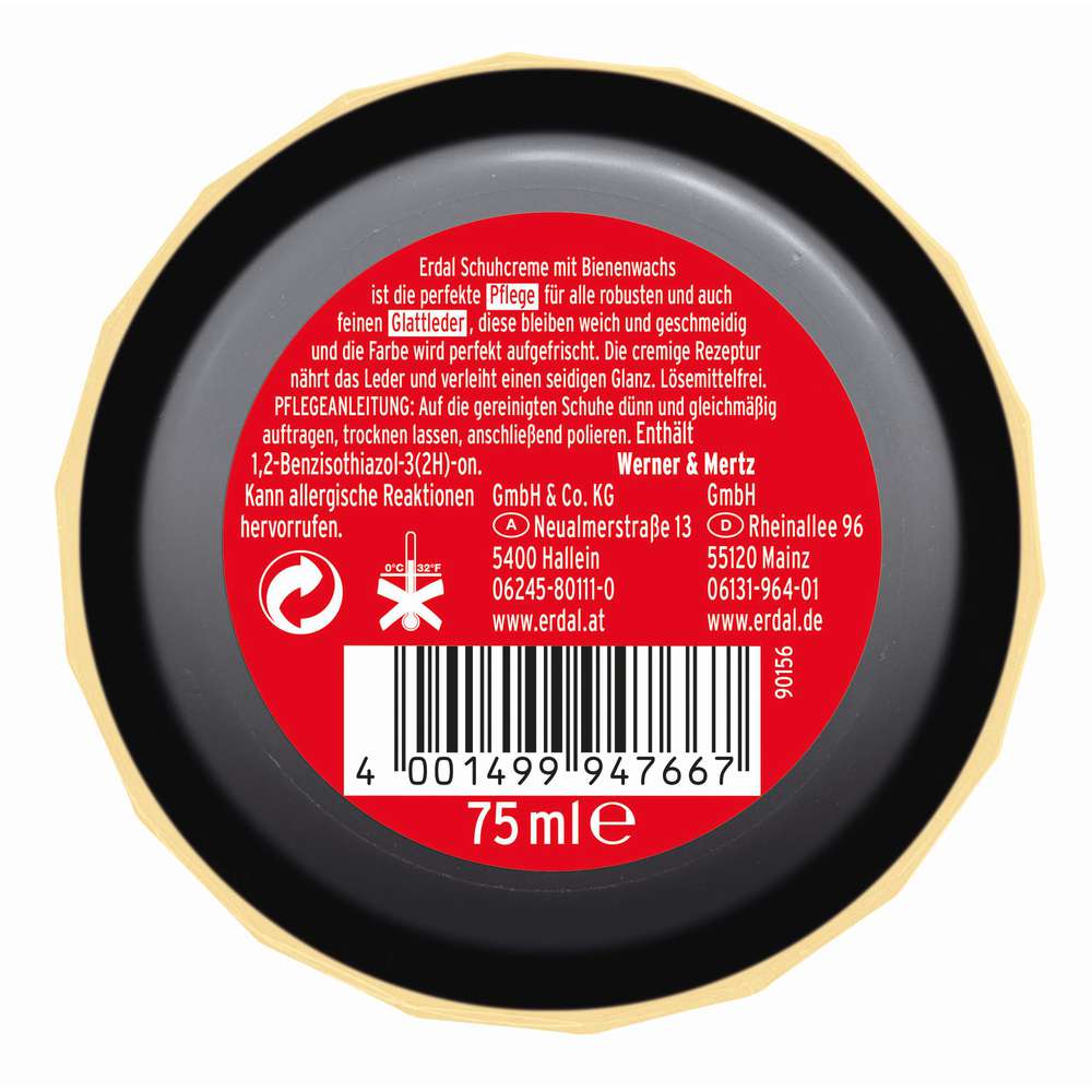 Produktabbildung Erdal Schuhcreme, alle Farben