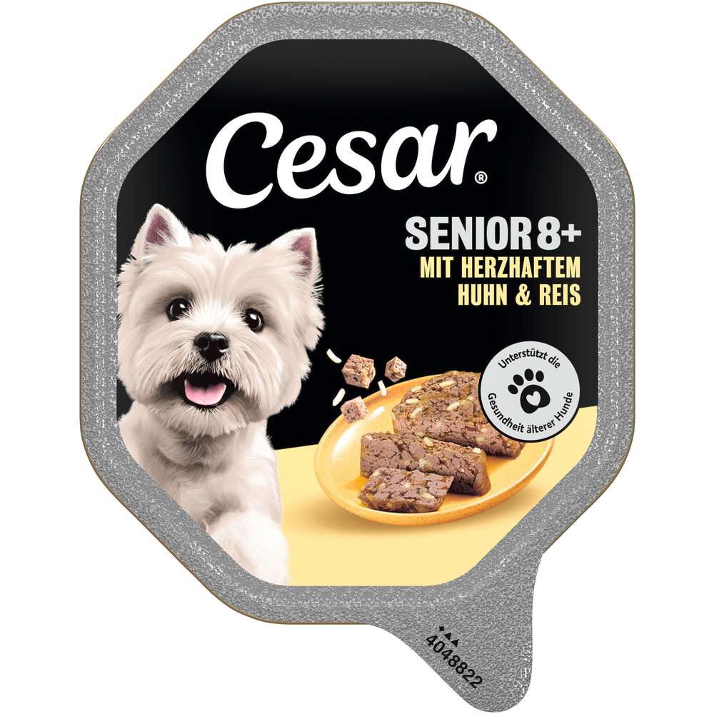Produktabbildung Cesar Hunde-Nassfutter Senior, Huhn/Reis