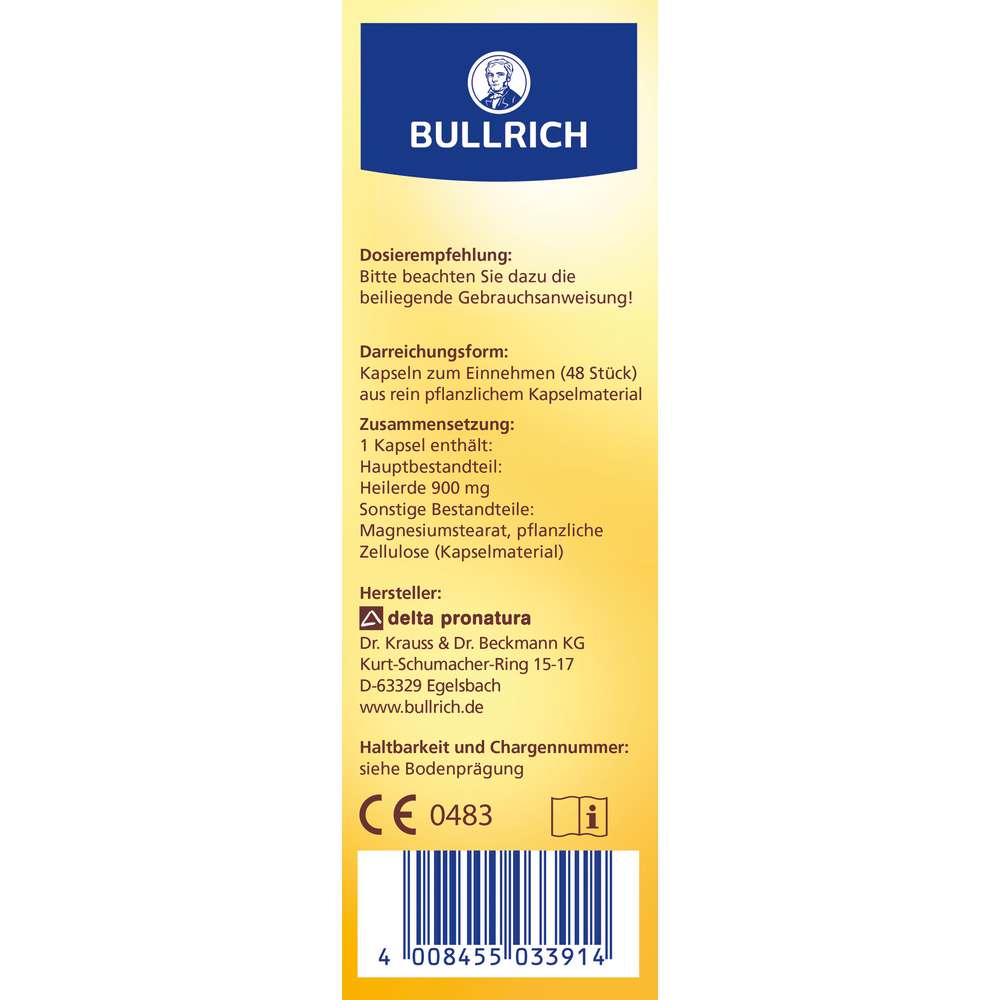 Produktabbildung Bullrich Heilerde Kapseln, vegan
