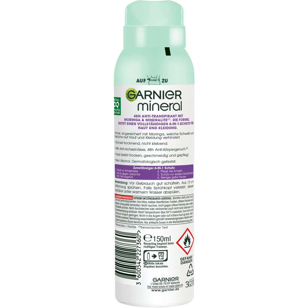 Produktabbildung Garnier Deospray Mineral, Protection 5