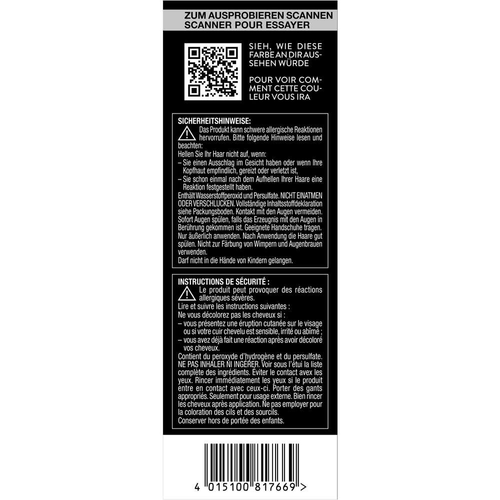 Produktabbildung Syoss Intensiv Aufheller 13_5 Platin