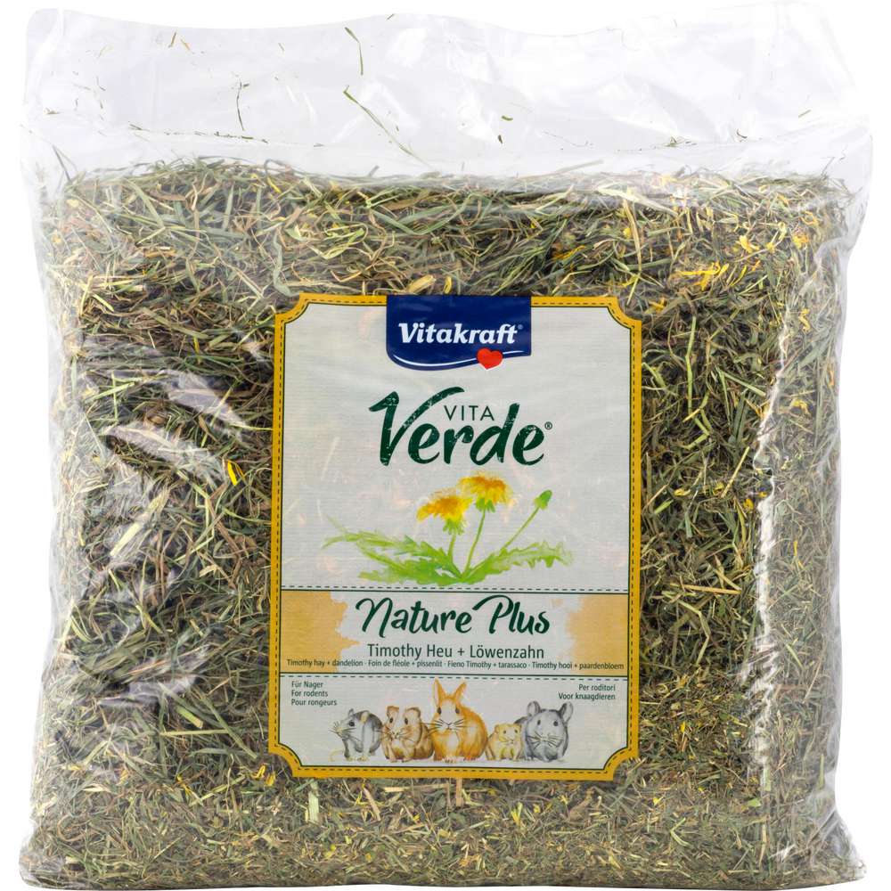 Produktabbildung Vitakraft Nagerfutter Vita Verde, Tomothy-Heu/Löwenzahn
