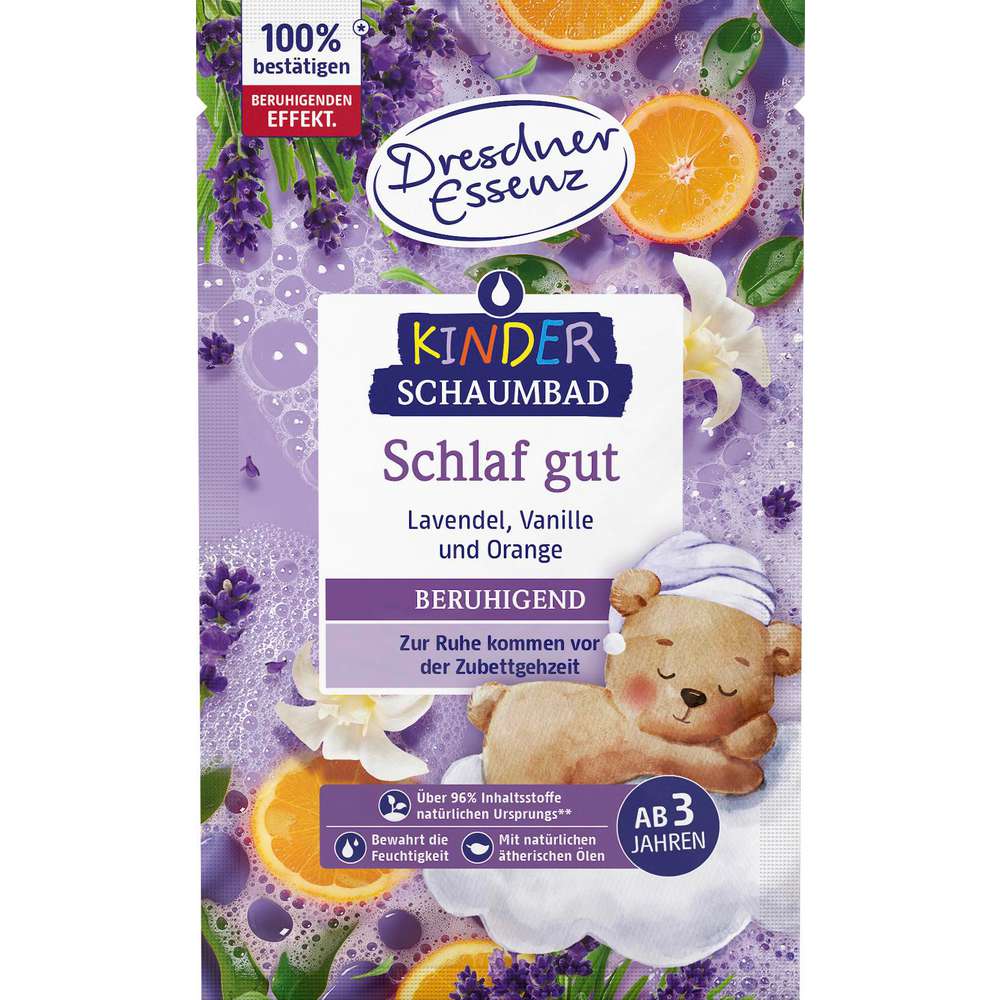Produktabbildung Dresdner Essenz Schaumbad Sachet Kids, Schlaf gut