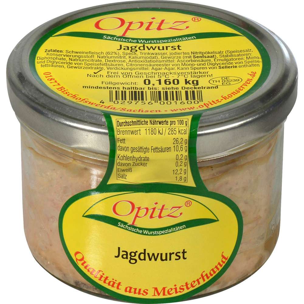 Produktabbildung Opitz Jagdwurst