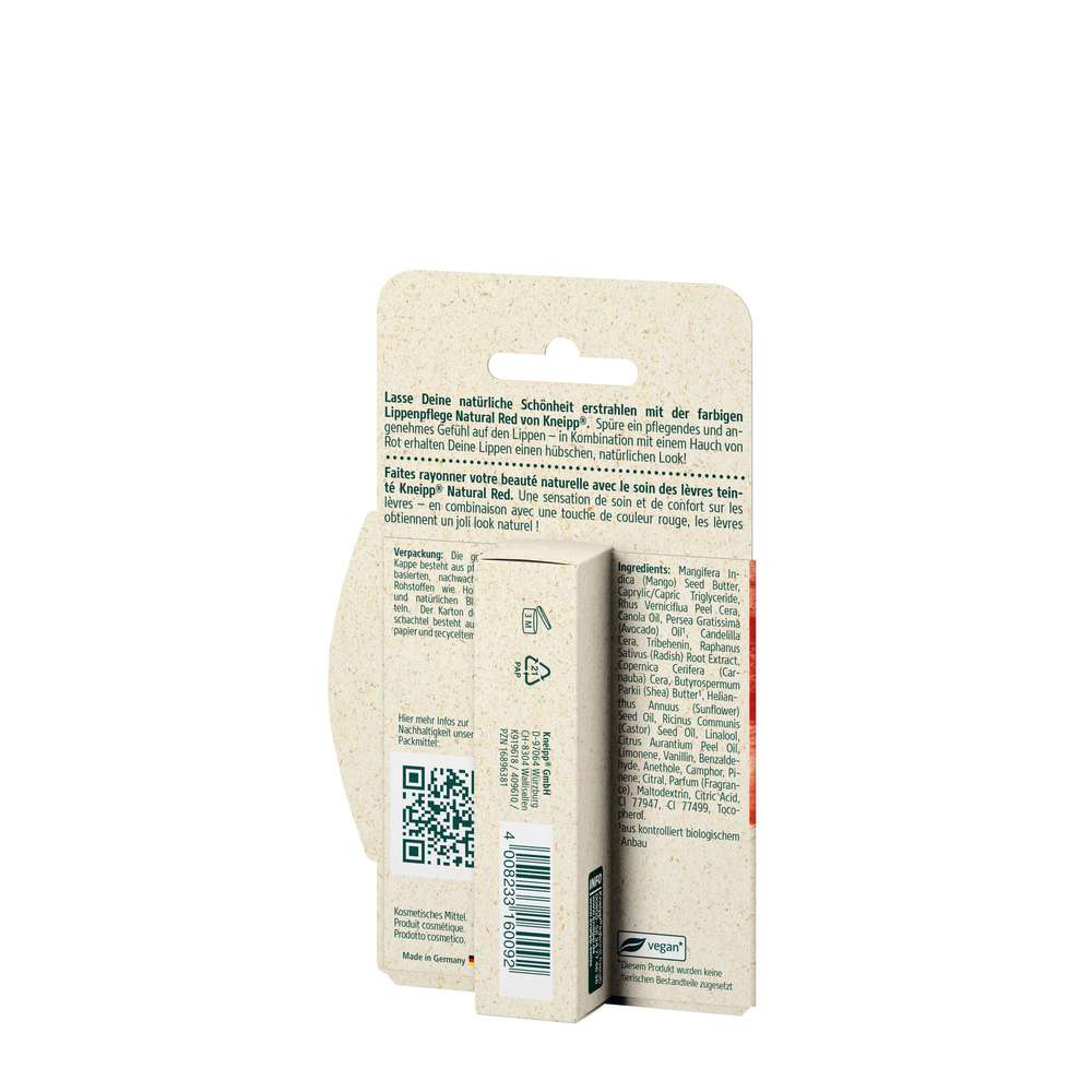 Produktabbildung Kneipp Farbige Lippenpflege, Natural Red