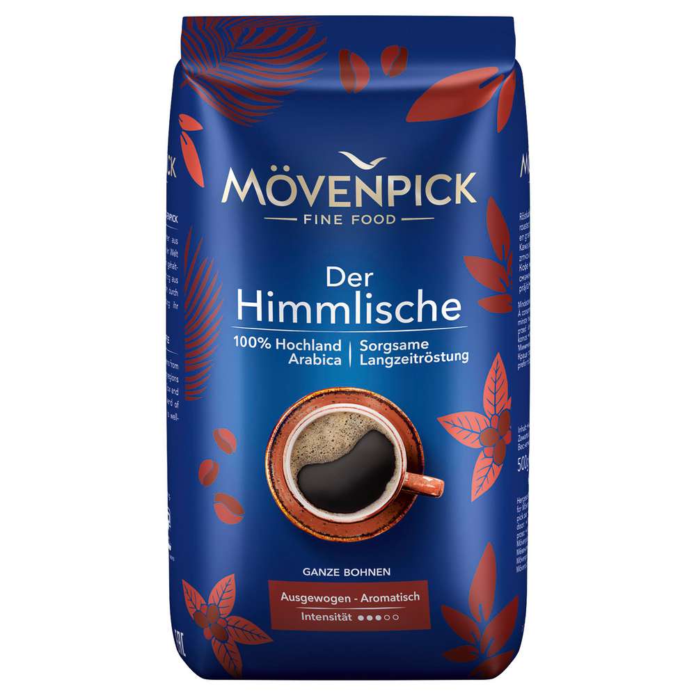 Produktabbildung Mövenpick Kaffee Der Himmlische, ganze Bohne