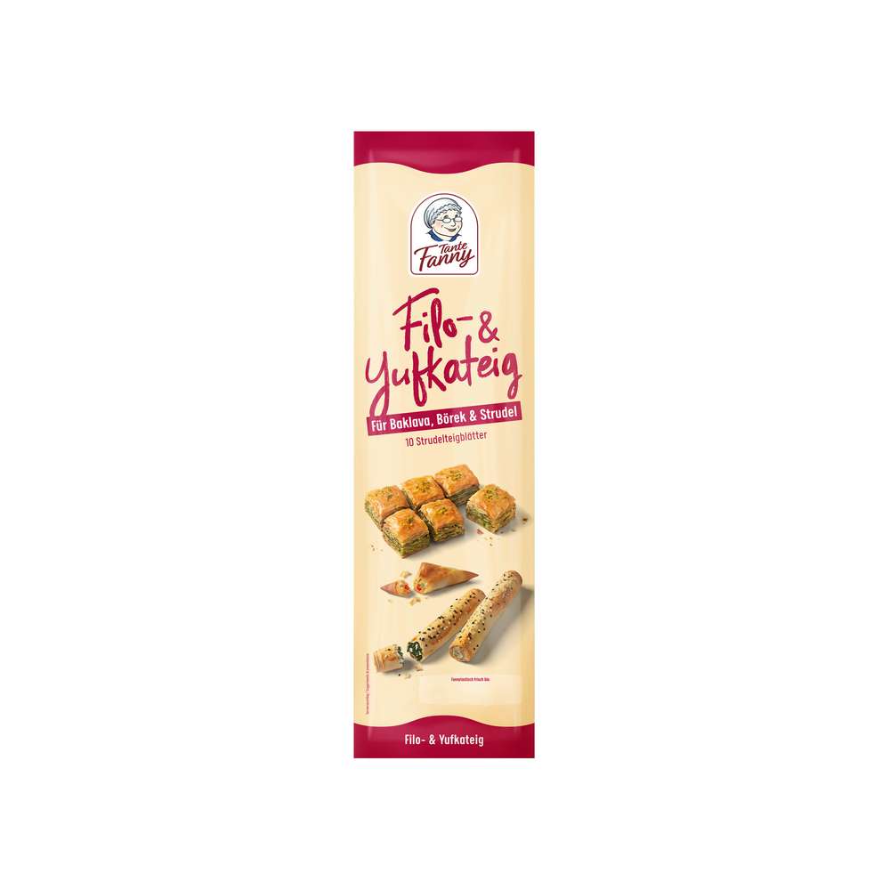 Produktabbildung Tante Fanny Strudelteigblätter Filo- oder Yufkateig