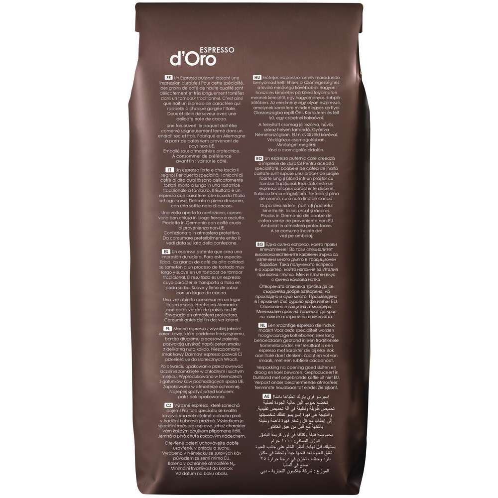 Produktabbildung Dallmayr Espresso d'Oro, ganze Bohne