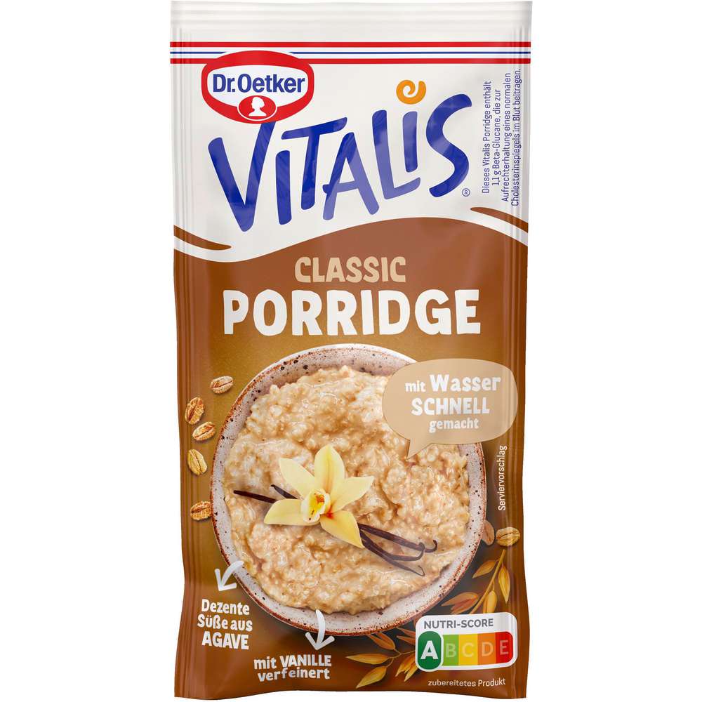 Produktabbildung Dr. Oetker Vitalis Porridge Classic