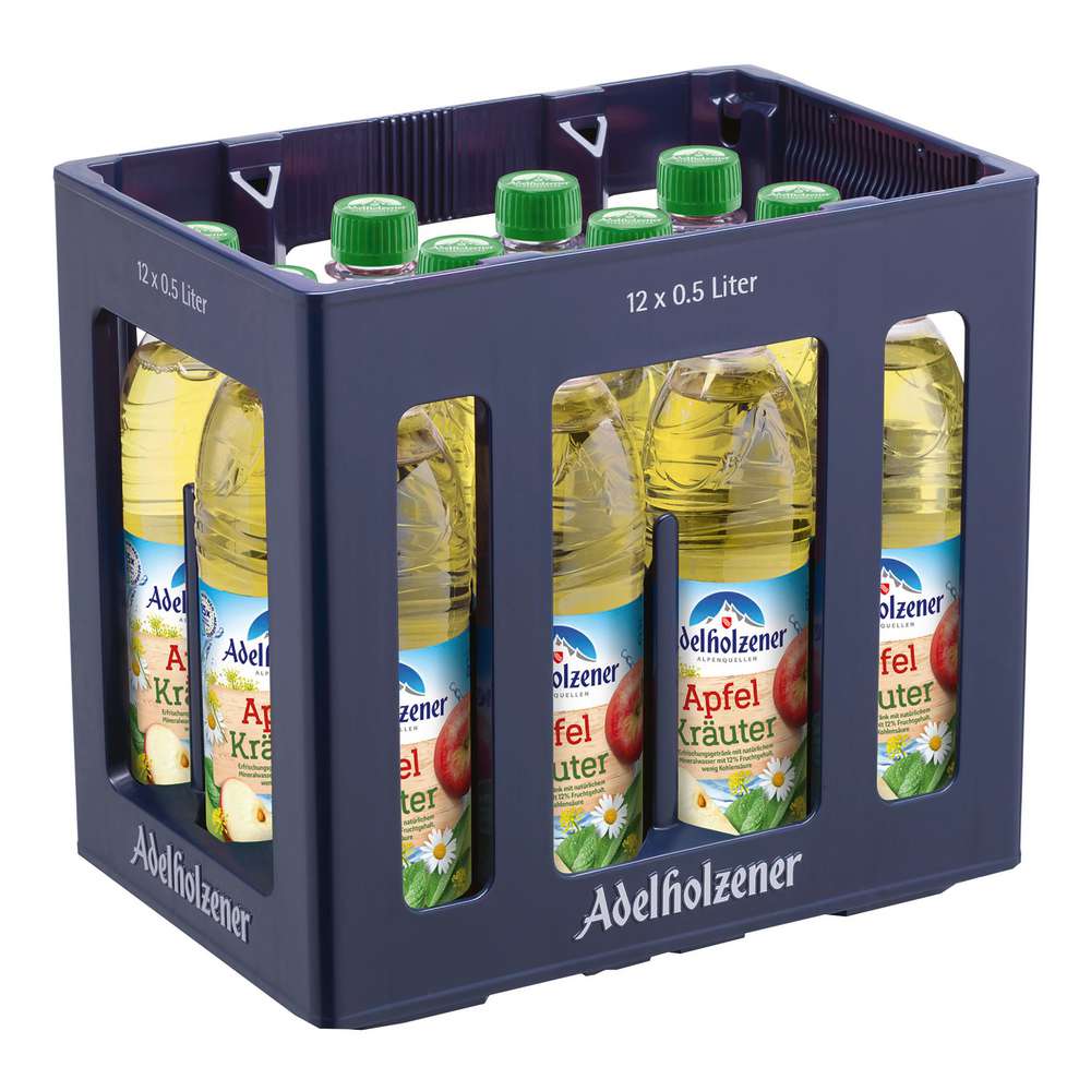 Produktabbildung Adelholzener Apfel-Kräuter Schorle (12x 0,500 Liter)