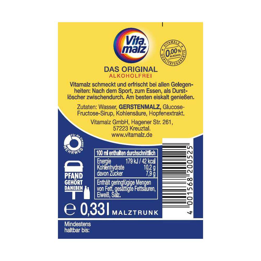 Produktabbildung Vitamalz Malzbier