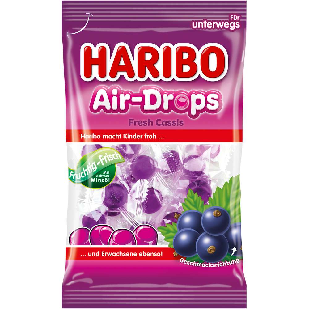 Produktabbildung Haribo Air-Drops Fresh Cassis