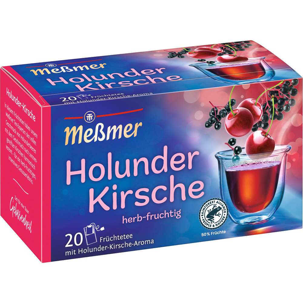 Produktabbildung Messmer Früchtetee, Holunder/Kirsche