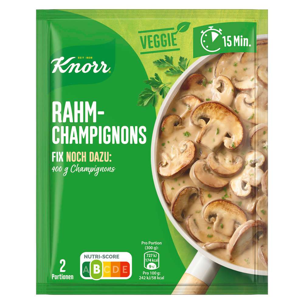 Produktabbildung Knorr Fix Würzmischung Rahm-Champignons