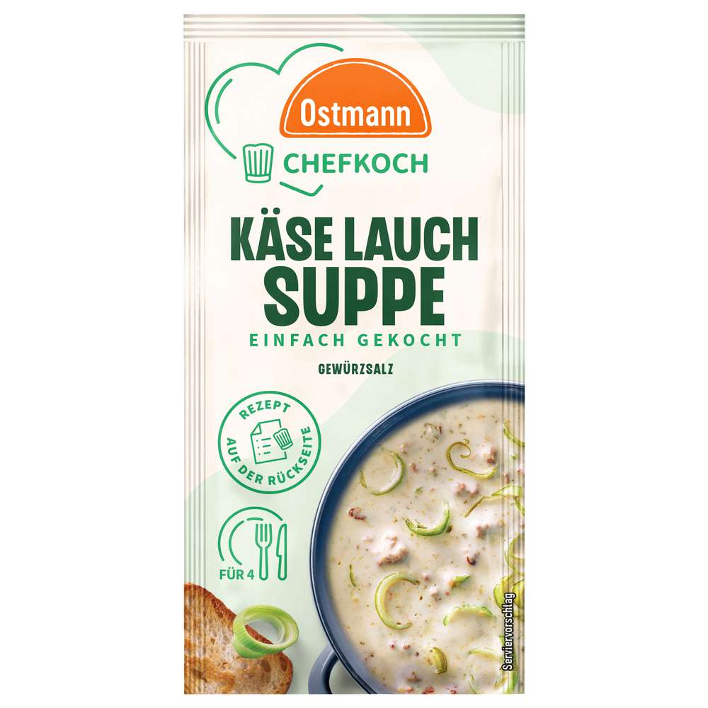 Produktabbildung Ostmann Gewürzsalz Käse Lauch Suppe