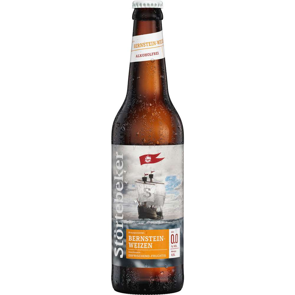 Produktabbildung Störtebeker Bernstein Weizenbier 0,0%