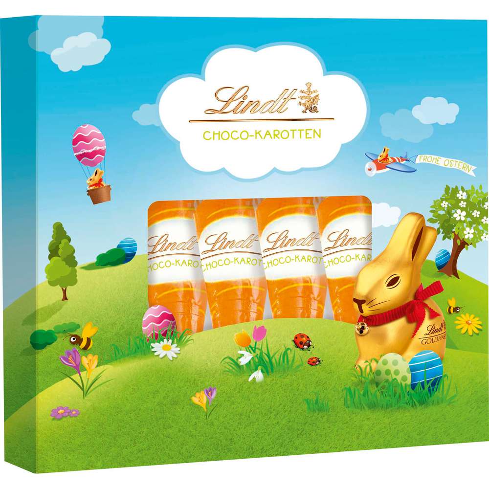 Produktabbildung Lindt Schoko-Karotten, Vollmilch